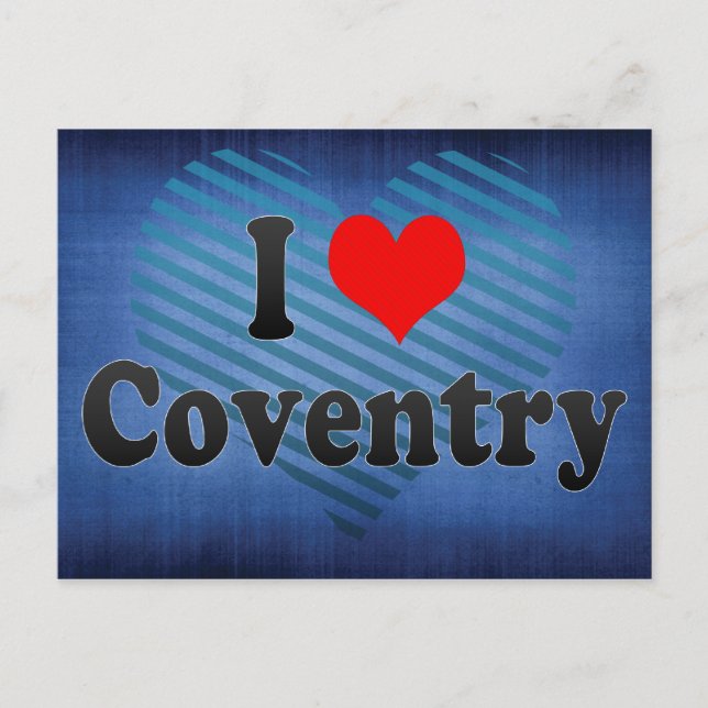 I Kärlek Coventry, Förenade kungariket Vykort (Framsida)