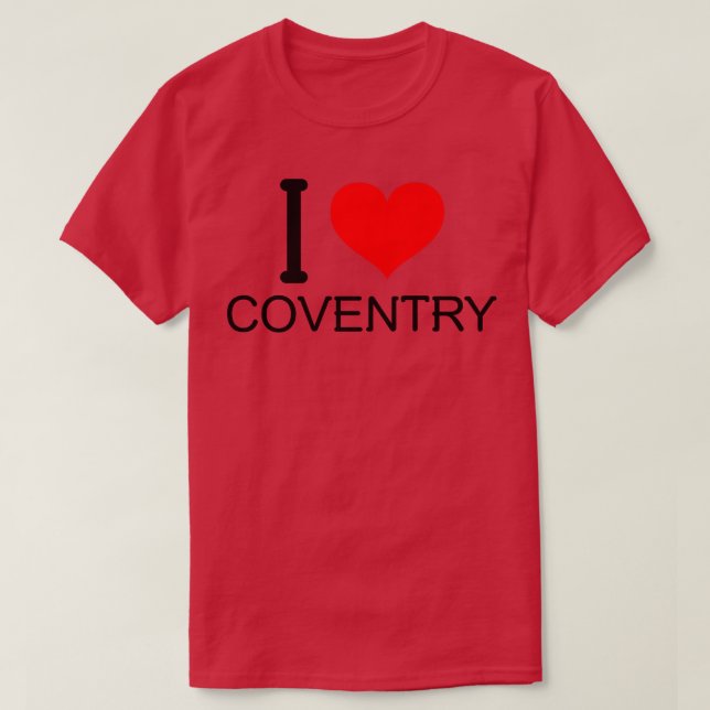 I kärlek coventry t shirt (Design framsida)