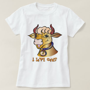 I Kärlek Cows T-Shirt