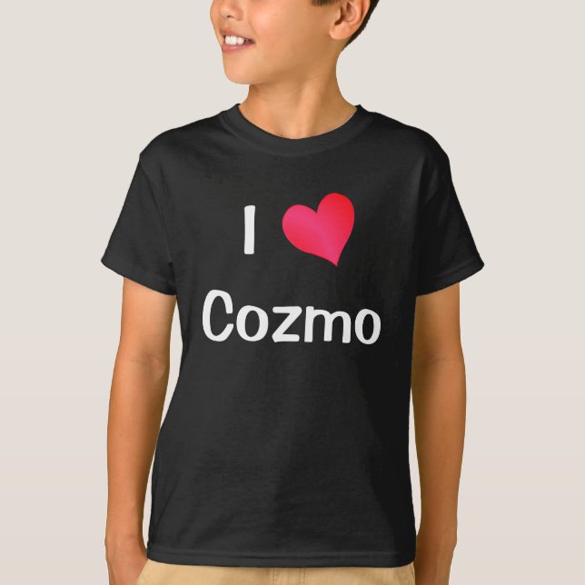 I Kärlek Cozmo Tee Shirt (Framsida)