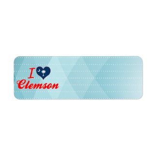 I Kärlek CProblemon, South Carolina Returadress Etikett