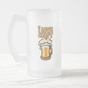 I Kärlek Craft Beer Frostat Ölglas