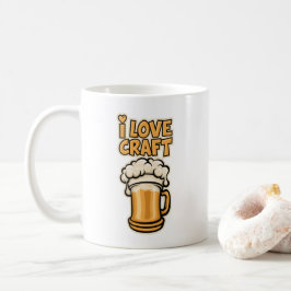I Kärlek Craft Beer Kaffemugg