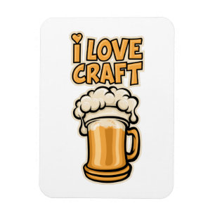 I Kärlek Craft Beer Magnet