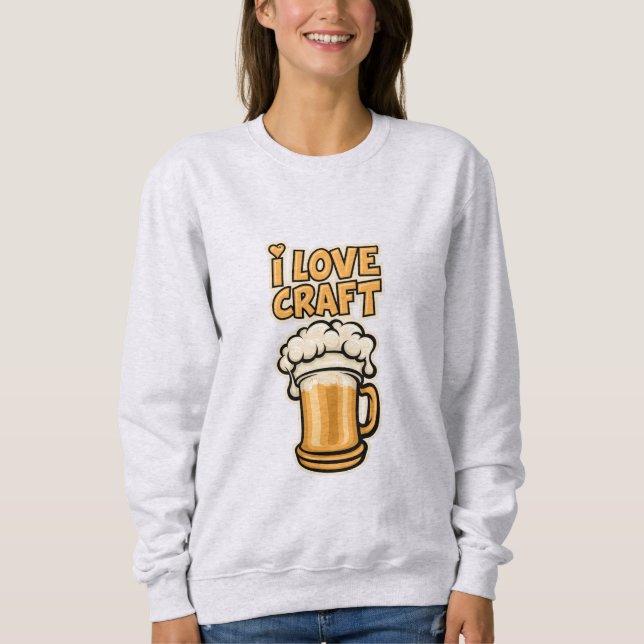 I Kärlek Craft Beer T Shirt (Framsida)