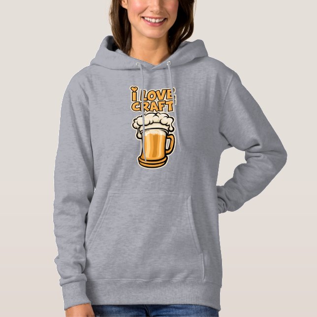 I Kärlek Craft Beer T Shirt (Framsida)