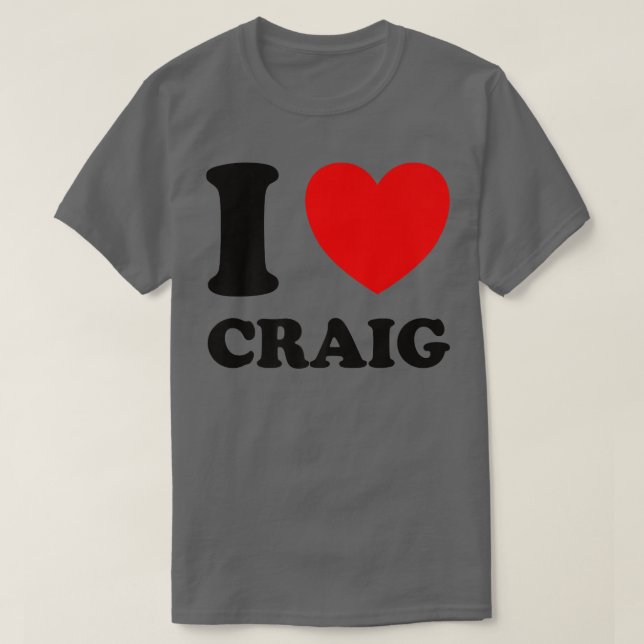 I Kärlek Craig T Shirt (Design framsida)