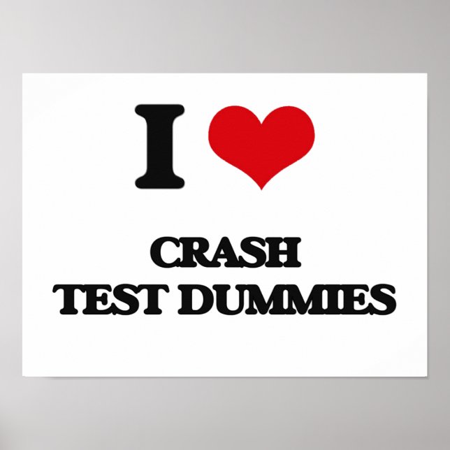I kärlek Crash Test Dummies Poster (Framsidan)