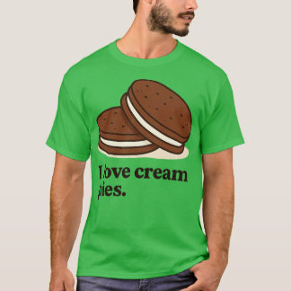 I kärlek Cream Paj T Shirt