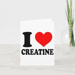 I Kärlek Creatine Kort