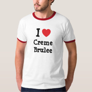 I kärlek Creme Brulee hjärta T-Shirt