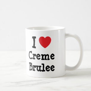 I kärlek Creme Brulee hjärta T-Shirt Kaffemugg