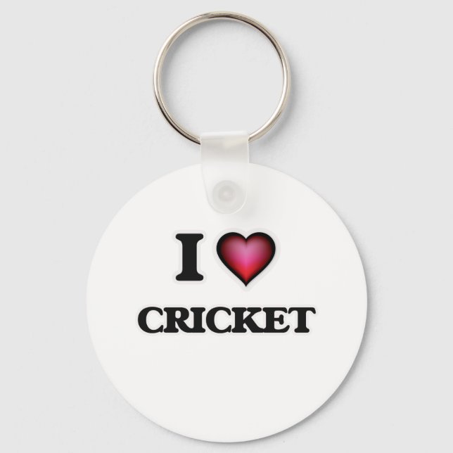 I Kärlek Cricket Nyckelring (Framsida)