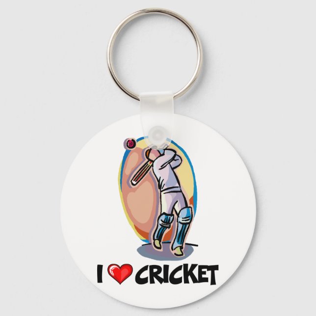 I Kärlek Cricket Nyckelring (Framsida)