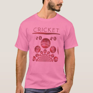 I kärlek cricket t20 Kaleidoscope Coola Art design T Shirt