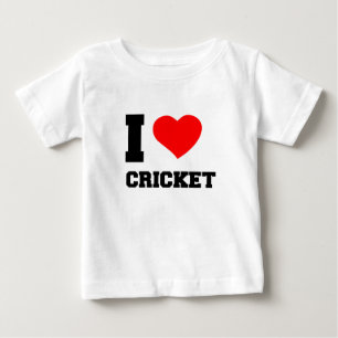I KÄRLEK CRICKET T SHIRT