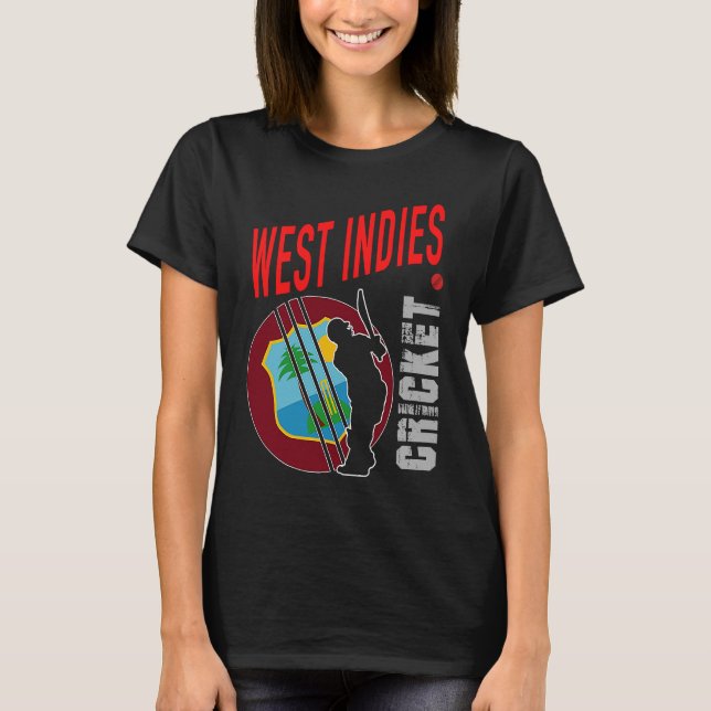 I Kärlek Cricket World Team Toppar T Shirt (Framsida)
