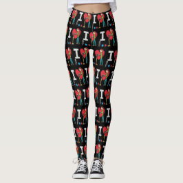 I Kärlek Croquet Leggings