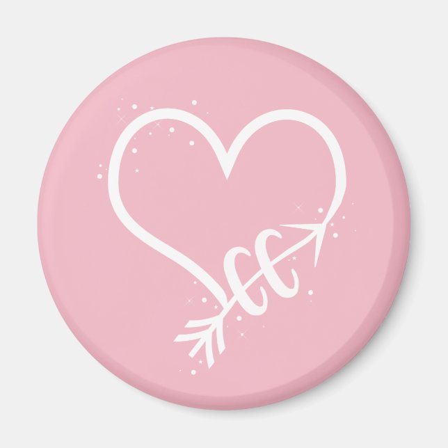 I Kärlek Cross country Running Magnet Gift (Framsidan)