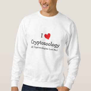 I Kärlek Cryptozoology Lång Ärmad Tröja