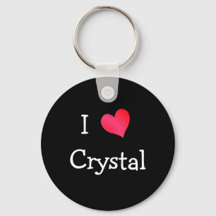 I Kärlek Crystal Nyckelring