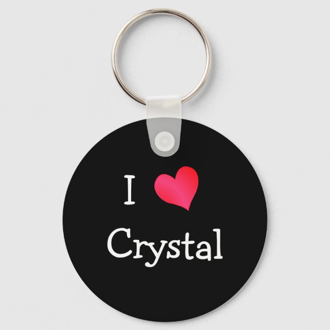 I Kärlek Crystal Nyckelring (Framsida)