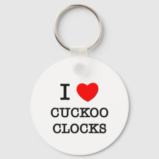 I Kärlek Cuckoo Clocks Nyckelring