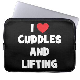 I Kärlek Cuddles och Lyktvikt - Lusande Novelty Laptop Fodral