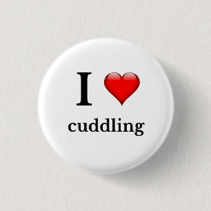 I kärlek cuddling knapp