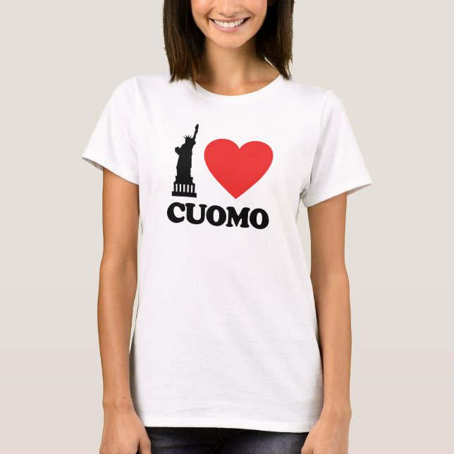 I Kärlek Cuomo | FRIHETSGUDINNAN T Shirt (Framsida)