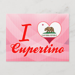 I Kärlek Cupertino, Kalifornien Vykort
