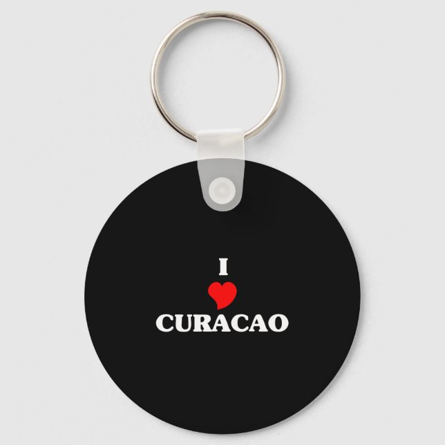 I Kärlek Curacao Nyckelring (Framsida)