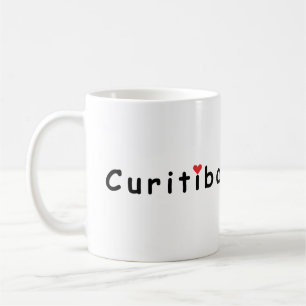 I kärlek Curitiba Kaffemugg