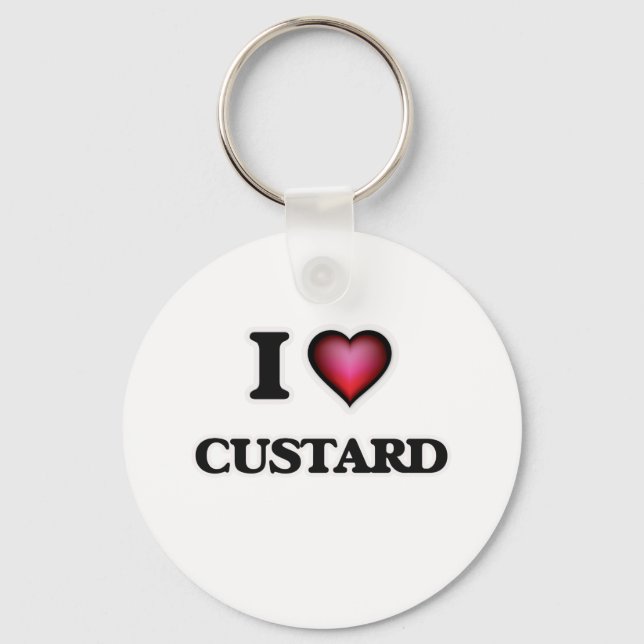 I kärlek Custard Nyckelring (Framsida)