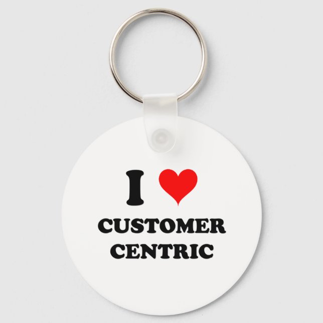 I Kärlek Customer Centric Nyckelring (Framsida)