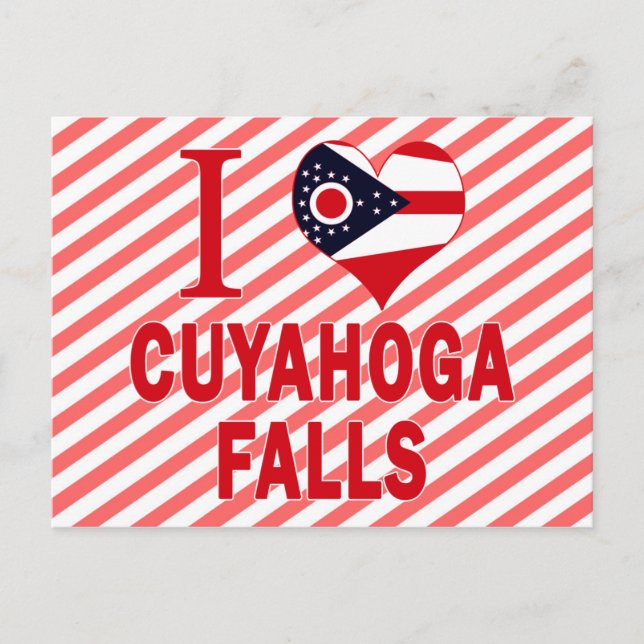 I kärlek Cuyahoga Falls, Ohio Vykort (Framsida)