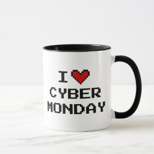I kärlek, cybermåndag, jullekkaffe mugg