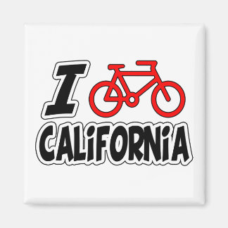 I Kärlek Cycling California Magnet
