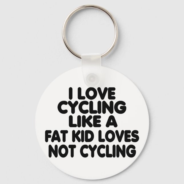 I Kärlek Cycling Nyckelring (Framsida)