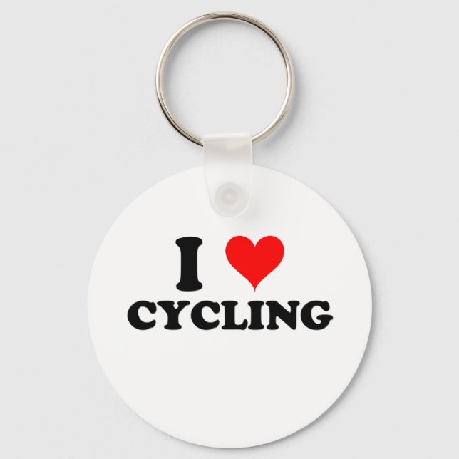 I Kärlek Cycling Nyckelring (Framsida)