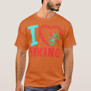 I kärlek-cykelgåva MTB T Shirt