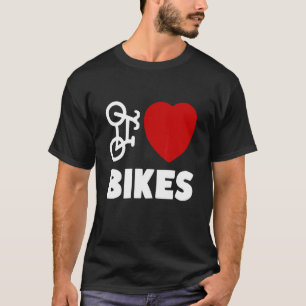 I kärlek cyklar cyklist t shirt