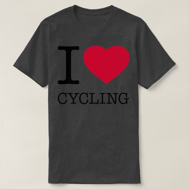I KÄRLEK CYKLING 3 T SHIRT (Design framsida)