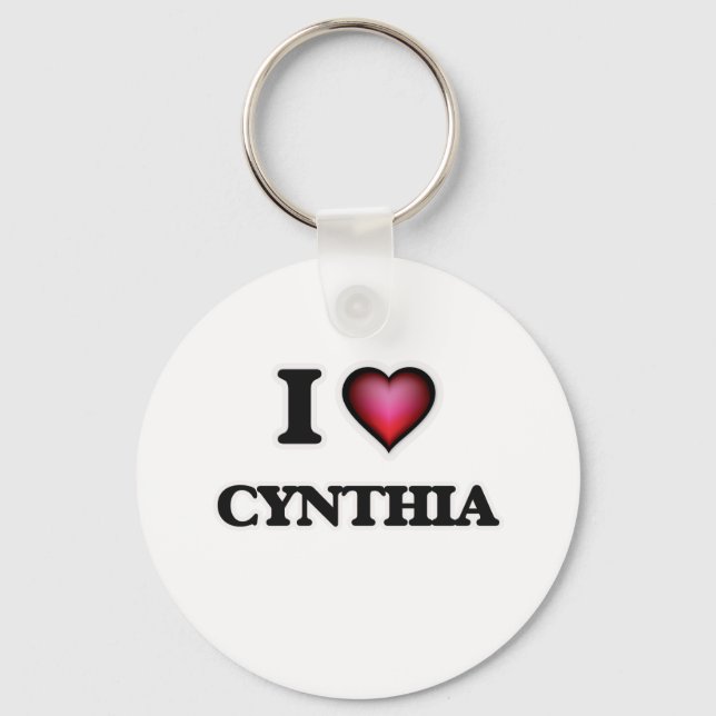I Kärlek Cynthia Nyckelring (Framsida)