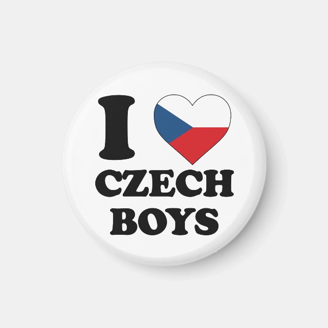 I kärlek Czech Boys Magnet (Framsidan)