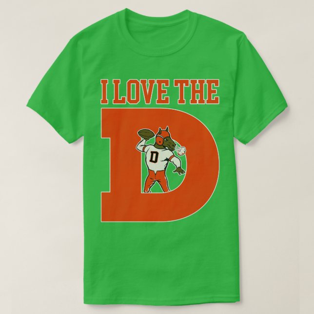 I Kärlek, D Broncos T Shirt (Design framsida)