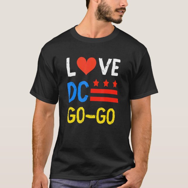 I Kärlek D C Go T Shirt (Framsida)