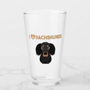 I KÄRLEK DACHSHUNDS GLASKOPP