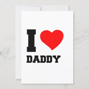 I KÄRLEK DADDY INBJUDNINGAR