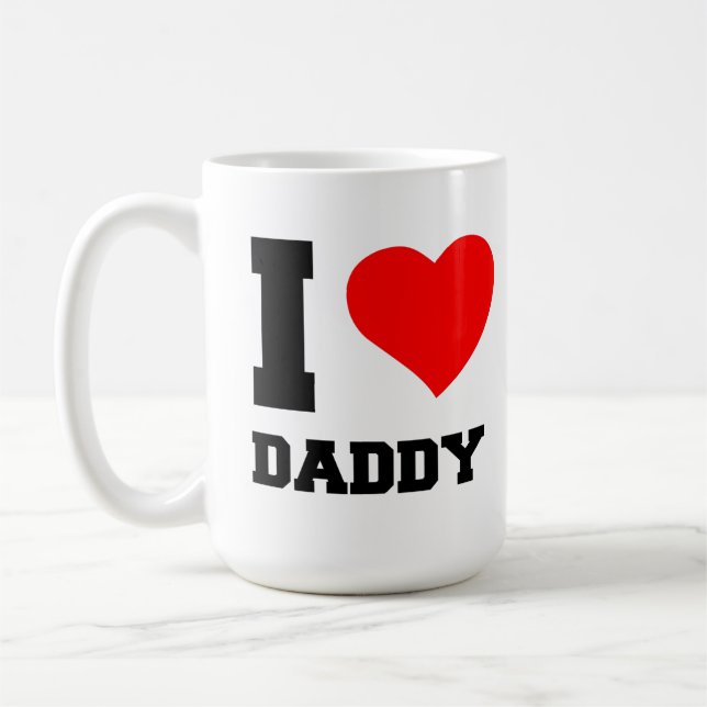 I KÄRLEK DADDY KAFFEMUGG (Vänster)